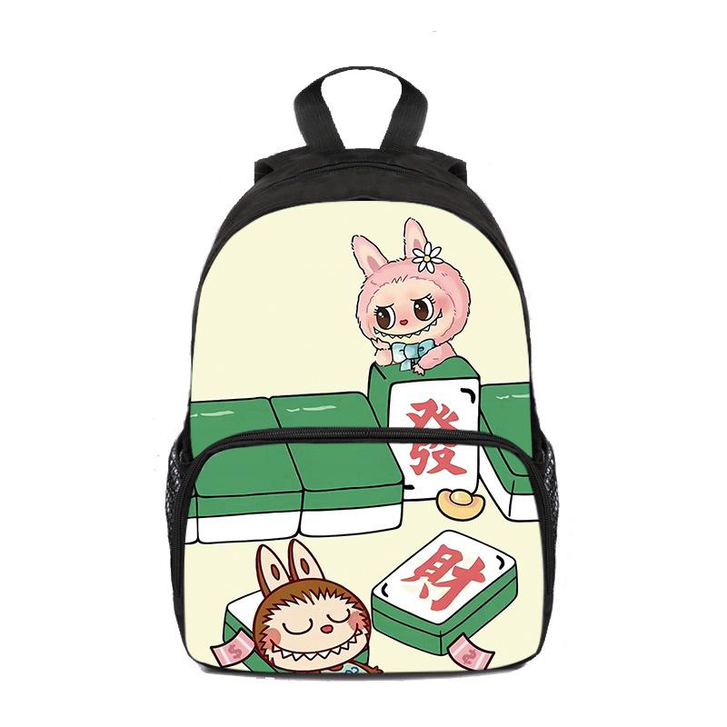 School Bag Elementary School Students Front Bag Cartoon Large Capacity Backpack Boys Fashion Backpack  5414
