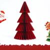 Honeycomb Christmas Tree 3D Honeycomb Table Centerpiece Folding Paper Christmas Tree Ornament for Winter Home Xmas Party Decoration