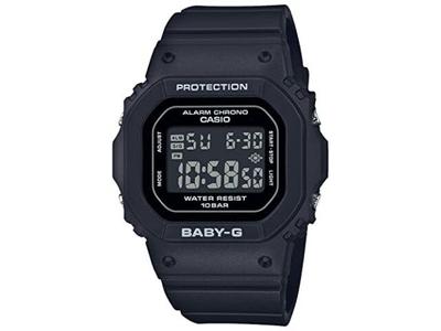 Watch BABY-G BGD-565-1JF Ladies Black Stopwatch Timer Multi Alarm NEW