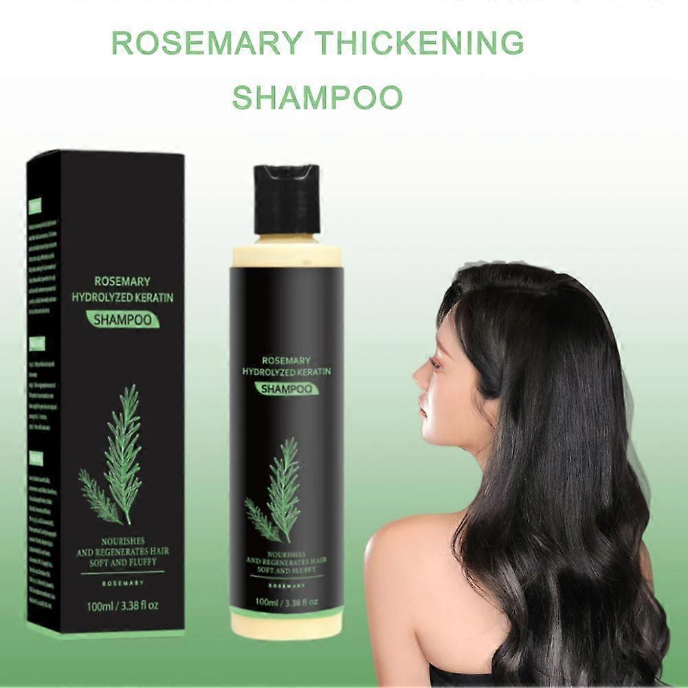 Shampoo Addensante al Rosmarino per Caduta dei Capelli Forfora Capelli Grassi Promuove la Crescita