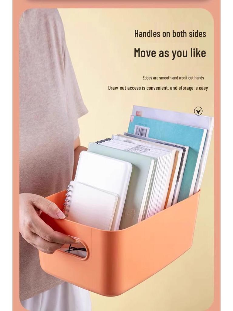 Rectangular Plastic Storage Organizer: Desktop, Kitchen, Cosmetics, Snack, and Drawer Box