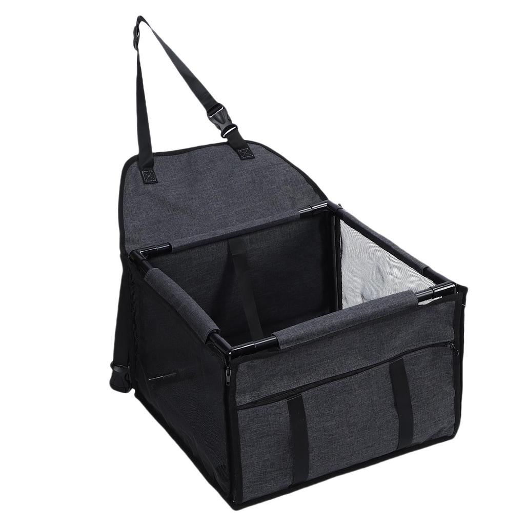 Dog Car Seat Waterproofing Folding Pet Car Seat Carrier Crate with Breathable Mesh for Travel Road Trip