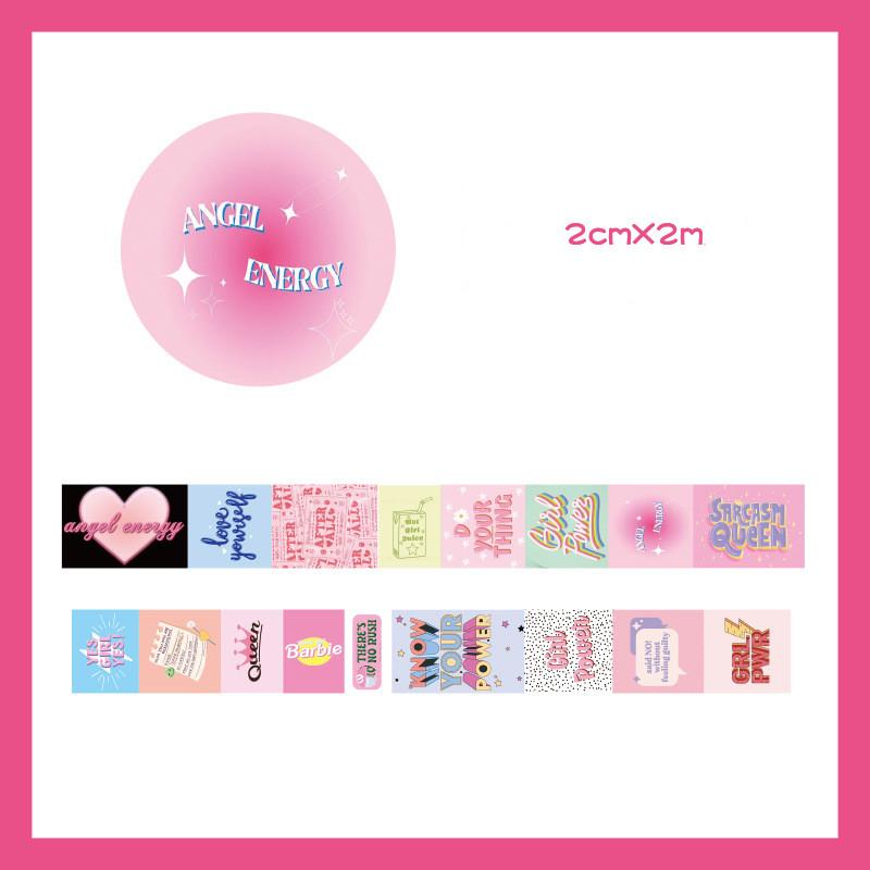 Beautiful Wash Tape Flower Plant Japanese Masking Adhesive Tape Decors Scrap Booking Sticker Label