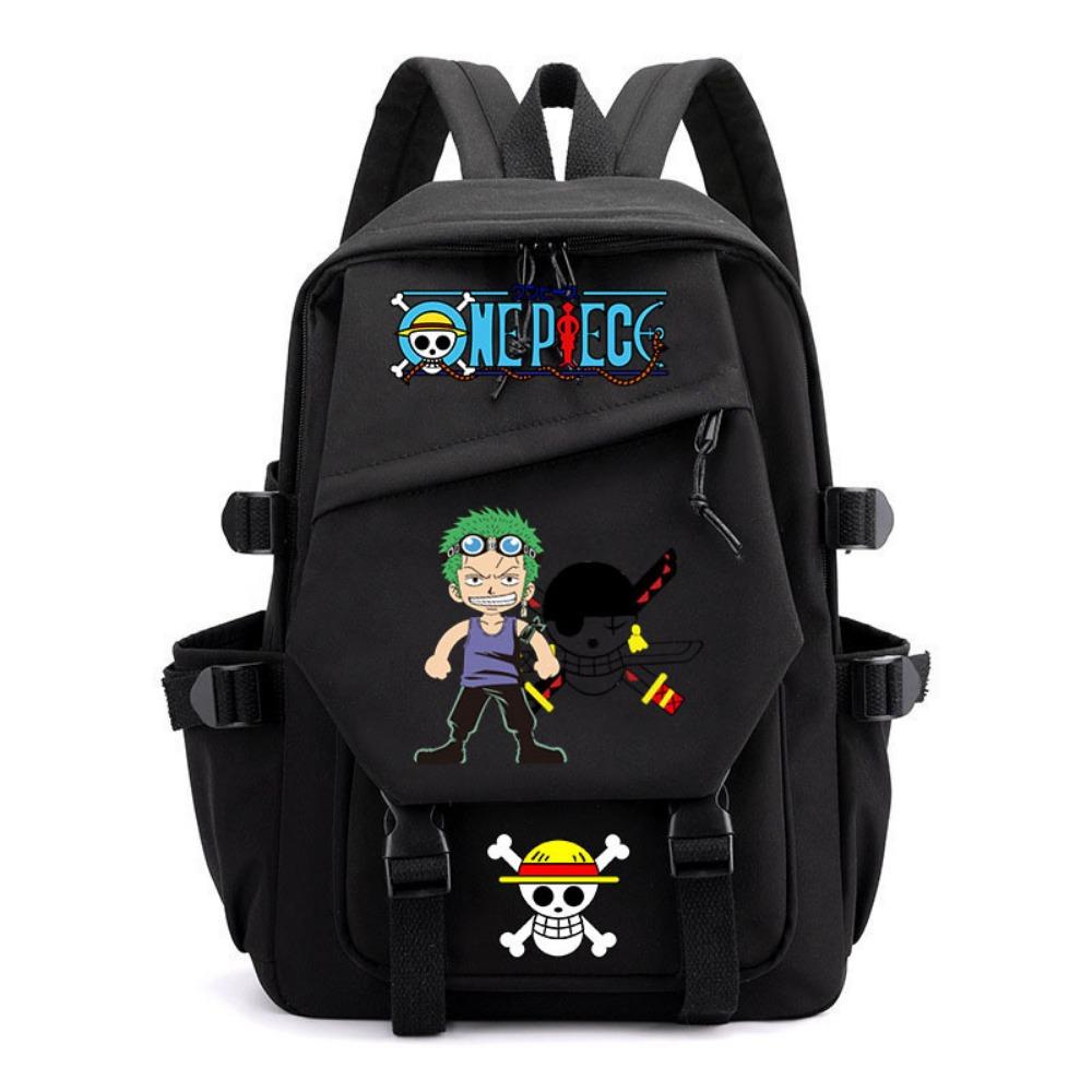 Anime ONE PIECE schoolbag children's backpack primary school bag male and female junior high school students college students campus backpack