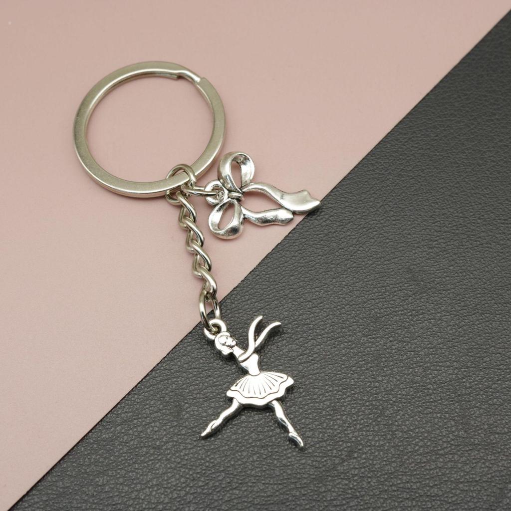Ballet Bow Pendant Keychains - Stylish Jewelry Accessory