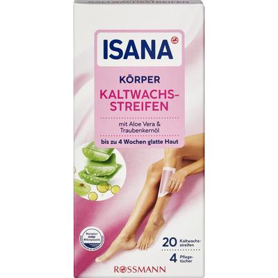 Germany Rothman ISANA Hair Removal Cold Wax Strip Body 20pcs