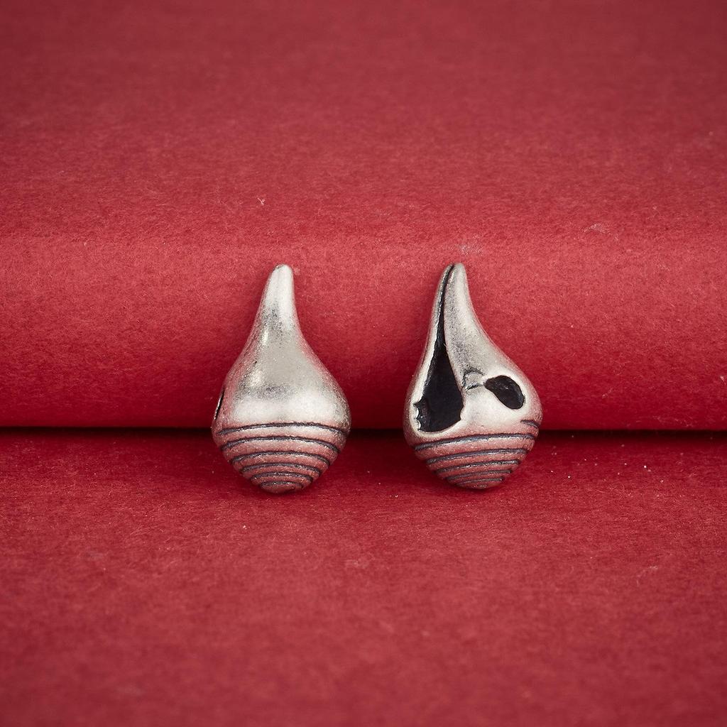 S925 Sterling Silver Conch Spacer Beads for DIY Bracelets and Necklaces