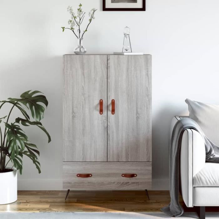 VidaXL Highboard Sonoma Grey 69.5x31x115 Cm Engineered Wood 828210
