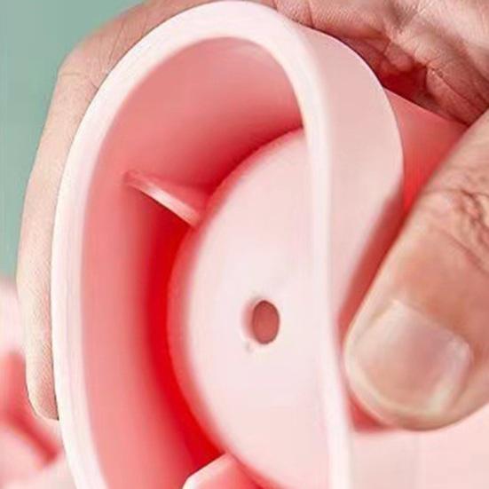 Ice Ball Maker Mold 2.4 Inch Ice Ball Mold Stackable Silicone Easy Release Ice Cube Mold Spherical Ice Maker with Lid for Whiskey Cocktails