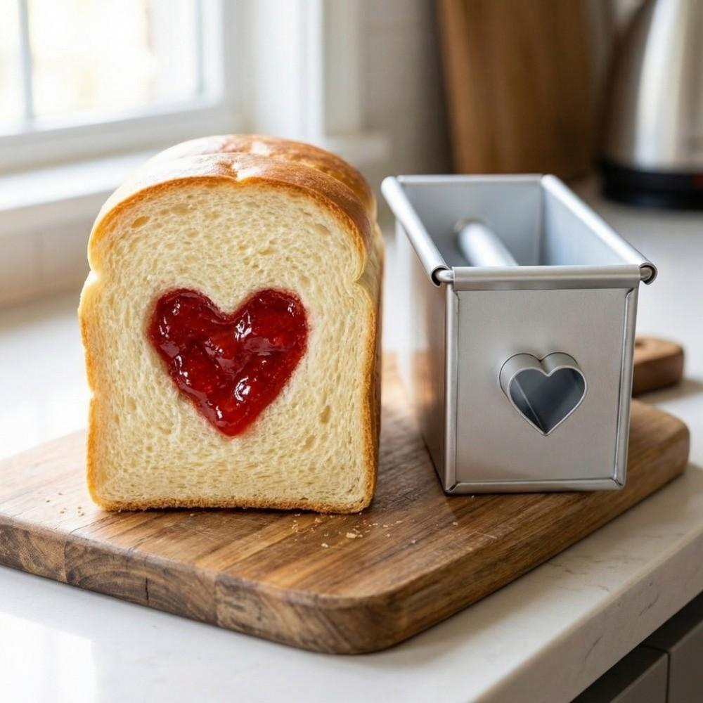 Center Tube Sandwich Bread Box Hollow Bread Loaf Pan Bakeware Cake Baking Pan Travel Cake
