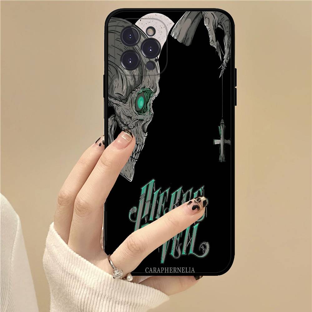 P-Pierce The Veil Band Phone Case For iPhone 16 15 14 11 12 13 Mini Pro XS Max Cover 6 7 8 Plus X Funda Shell