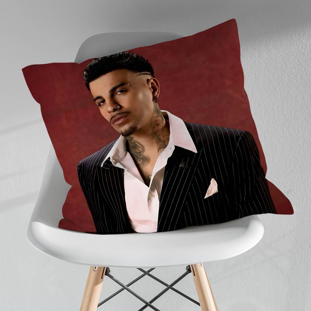 Rapper RRauw Alejandro Verschiedene Größen Quadratische Kissenhülle Für Auto Haus Schlafzimmer Dekoration Geburtstagsgeschenk