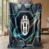 Juventus FC Theme blanket Soft Flannel Blanket Plush Throw Blanket Cozy Sofa Bed Blanket for Home Decor