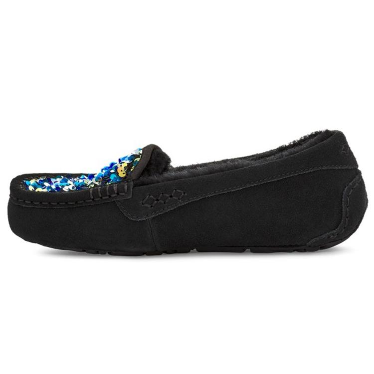 

UGG Ansley Stellar Sequin Slipper Black Women s 1116072-BLK 36