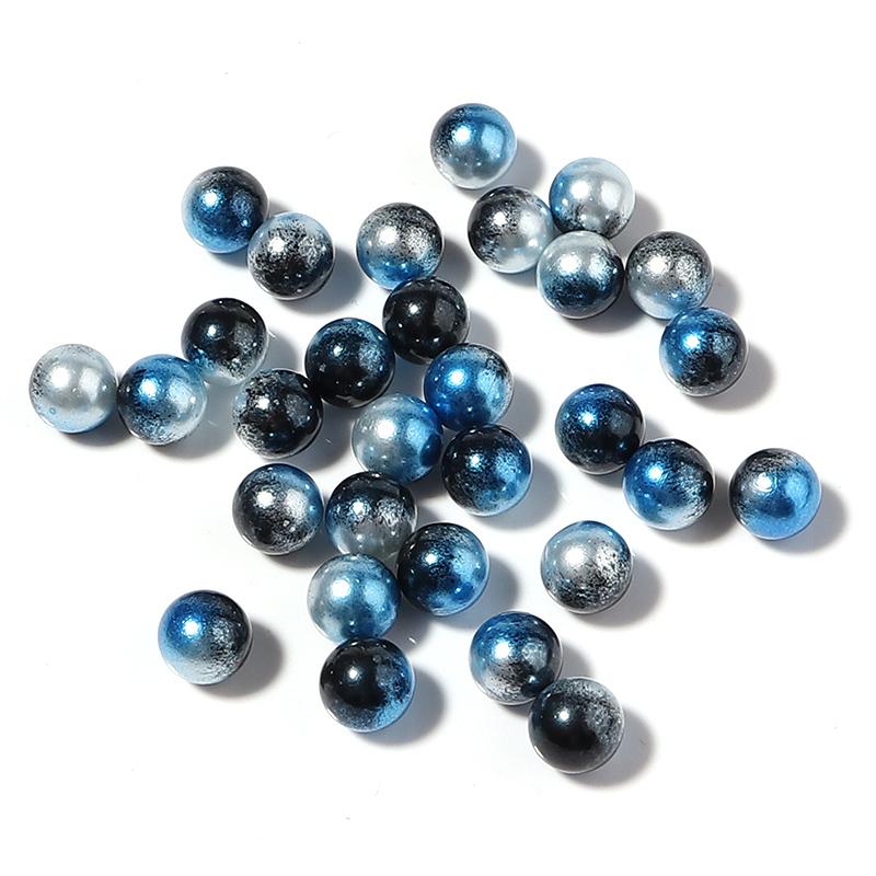 50-1000pcs/Lot 9 Colors No Hole Gradient Mermaid Imitation Pearls Beads Plastic Spacer Bead For DIY Jewelry Making Accessories