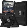Applicable To iPad Air13-inch Contrasting Color Silicone Folding Bracket, Tablet Protective Case, iPad Air11 Armor Protective Case