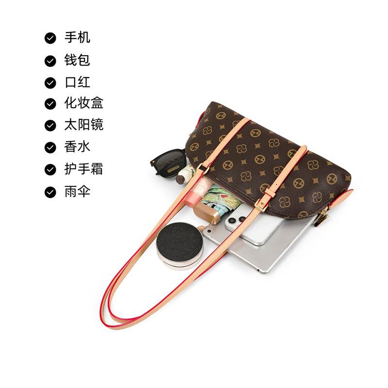 Light luxury women's tide bag for commuting to work Underarm shoulder bag Fashion printed women's bag Annual large capacity