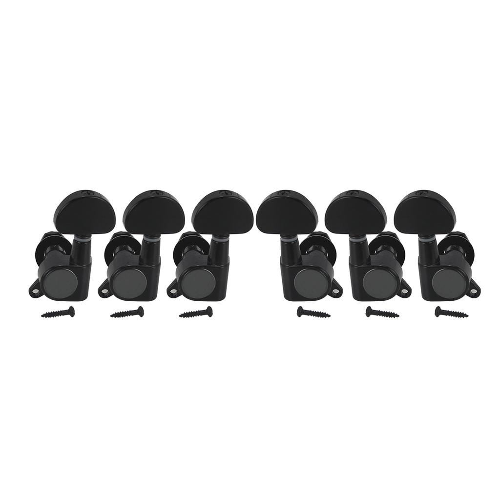 FLEOR Set of 3L3R Acoustic Guitar Tuning Keys Pegs Sealed Machine Heads Tuners Guitar Parts