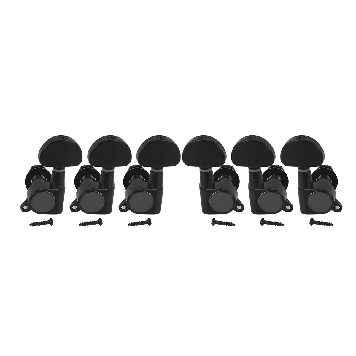 

FLEOR Set of 3L3R Acoustic Guitar Tuning Keys Pegs Sealed Machine Heads Tuners Guitar Parts