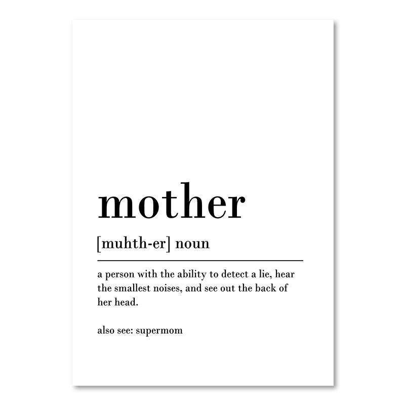 Schwarz-weißes Lebenszitat auf Leinwand, Gemälde im skandinavischen Stil, Liebesposter und Druck, nordische Wandbilder für Wohnzimmer, Heimdekoration