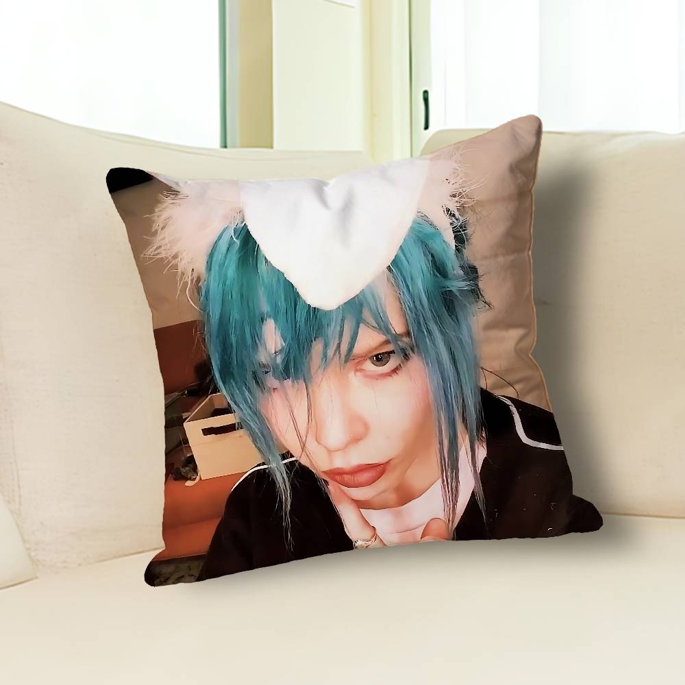 A-Alice G-Glass Singer Pillow Cases for Bedroom Living Room Sofa Home Decor Polyester Cushion Cover with Zipper