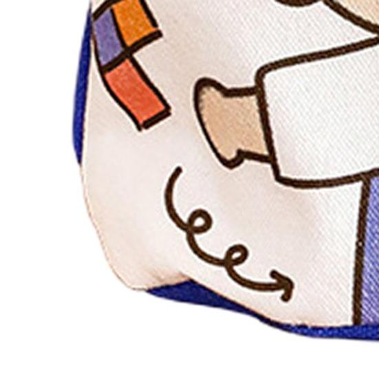 Kinder Leinwandtasche Süßes Cartoon Mädchen Junge Muster Tragetasche Rosa Blaue Kante Wiederverwendbare Tragetasche für Kinder Schulausflug Picknick Einkaufen