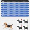 Breathable Pet Calming Shirt Adjustable Dog Chest Back Clothing Dog Anxiety Vest  Travel