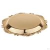 " 6" Gold Round - Washable and Reusable for Wedding Birthday Party Dessert Cake Plate