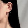 Wave Zircon Ear Line Ear Clip Ideal For Women Girl Chain Design Sweet Versatile Jewellery Gift High Quality Durable Material