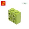 Non-Toxic 77Pcs/Lot 1X2X1 2/3 With Studs On 1 Side Block Moc Color Accessories Compatible With 22885 Brick Diy Children Toy Assembly