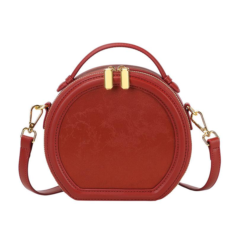 This year's popular small women's bags are versatile summer crossbody bags, 2024 new trendy fashion hot-selling hand-held small round bags