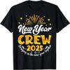 Świętowanie Szczęśliwego Nowego Roku Ekipa 2025 Sylwester Noworoczny T-shirt