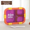 Divided Compartments Lunch Box Sealed Lid Food Container Thermal Lunch Box  for Office Workers