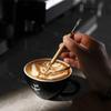Stainless Steel Coffee Latte Art Needle Non-slip Handle Carved Stick Latte Art Pen  Barista