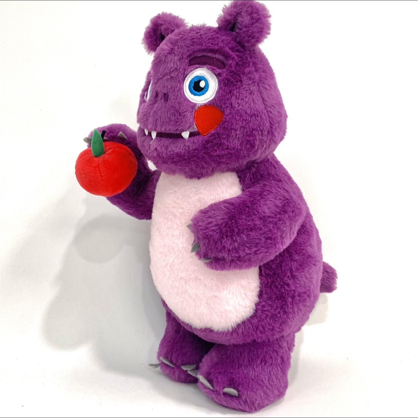 Милая плюшевая кукла-монстр с фиолетовым ртом 32cm — фото 5
