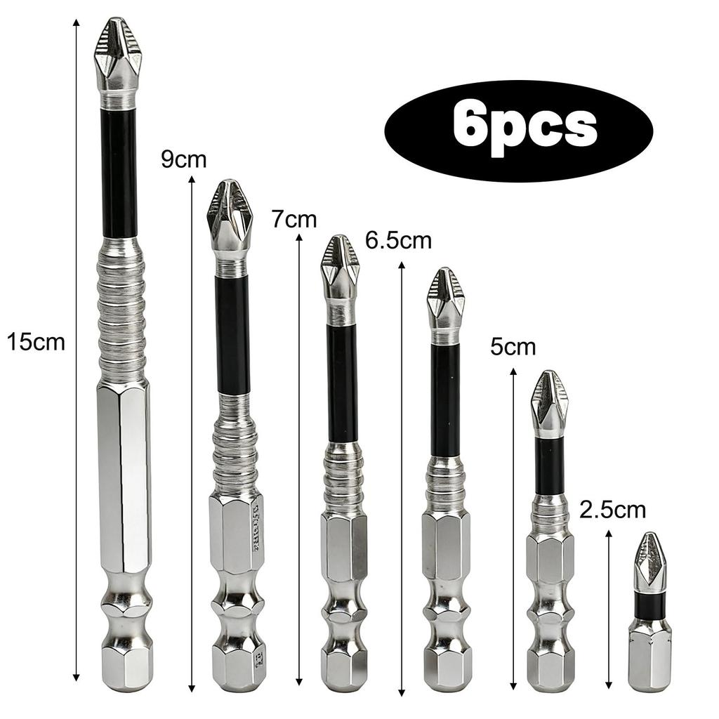 K5 S2 Steel Magnetic Batch Head Set Strong Magnetic Non-slip High Hardness for Electric Drill Electric Screwdriver Drill Tool