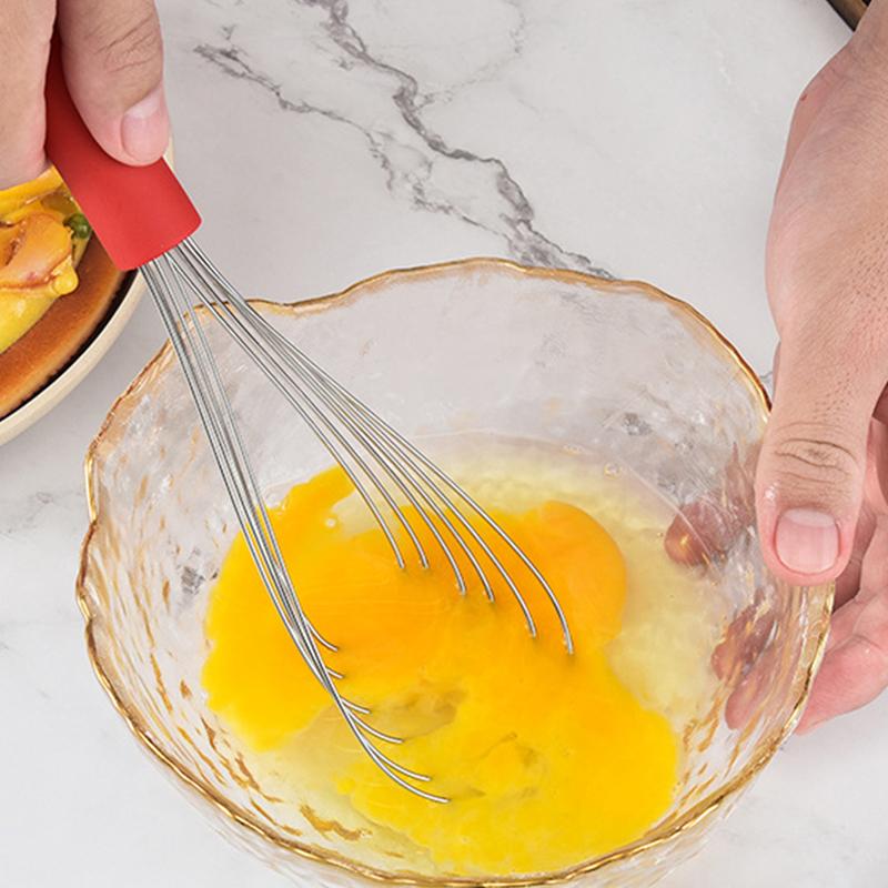 Fan-shaped Manual Egg Beater Sector Whisk Cream Mixer Stainless Steel Egg Whisk Stirring Mixing Sector Coil Style Egg Tool Home