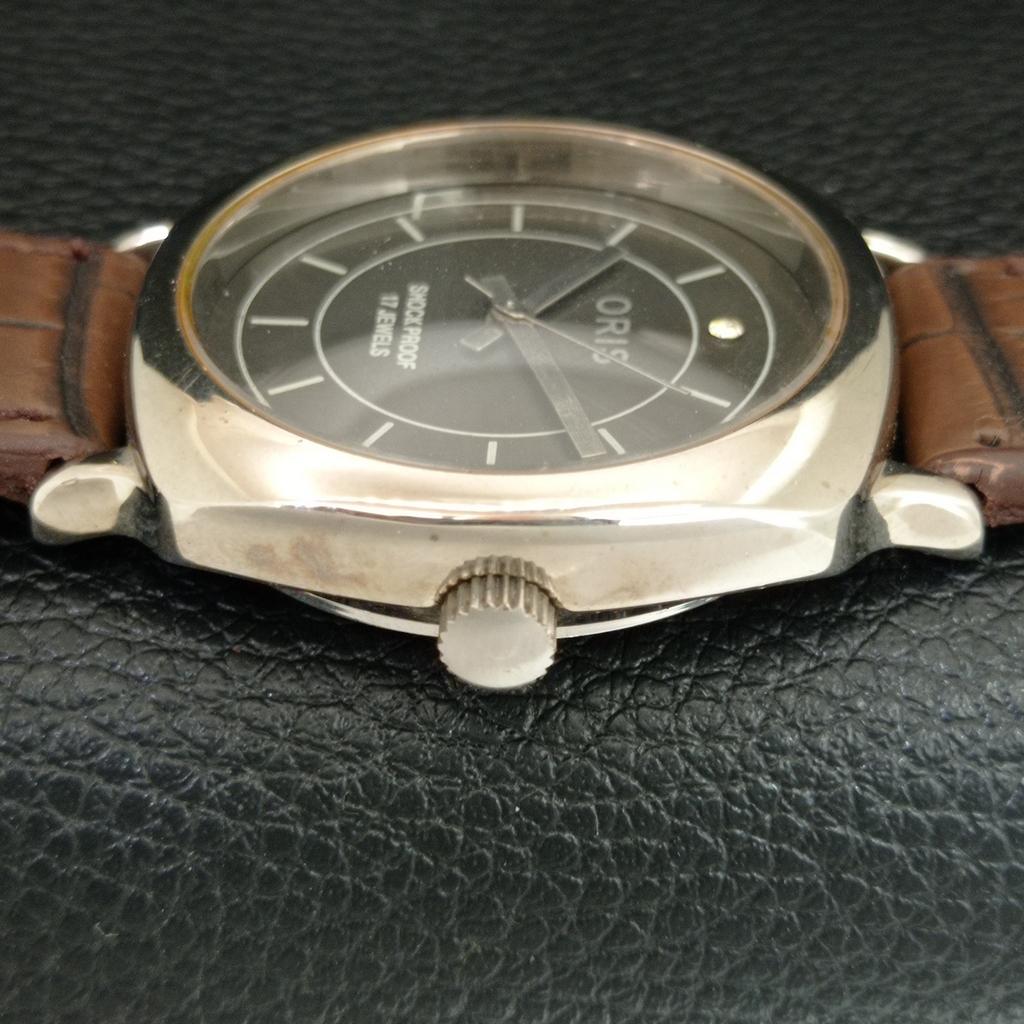 VINTAGE MANUELL AUFZIEHENDE SCHWEIZER HERREN UHR ÜBERHOLT a709622-1