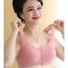 Reggiseni in Cotone con Coppa Cerniera Frontale Intimo per Donne di Mezza Età e Anziane Tipo Gilet Sottile Senza Ferretto Nuovo Reggiseno Taglie Forti Nuovo Filettato