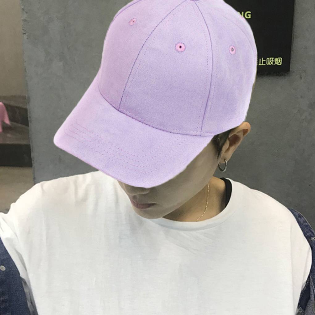Unisex Adjustable Baseball Cap Men Women Hat Hip\-Hop Pink Black Candy Color Cap Outdoor Climbing Fashion Baseball Cap