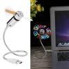 Flexible Display USB LED Fan RGB Lighting Flexible LED Display Mini Mini Display Fan  Desktop