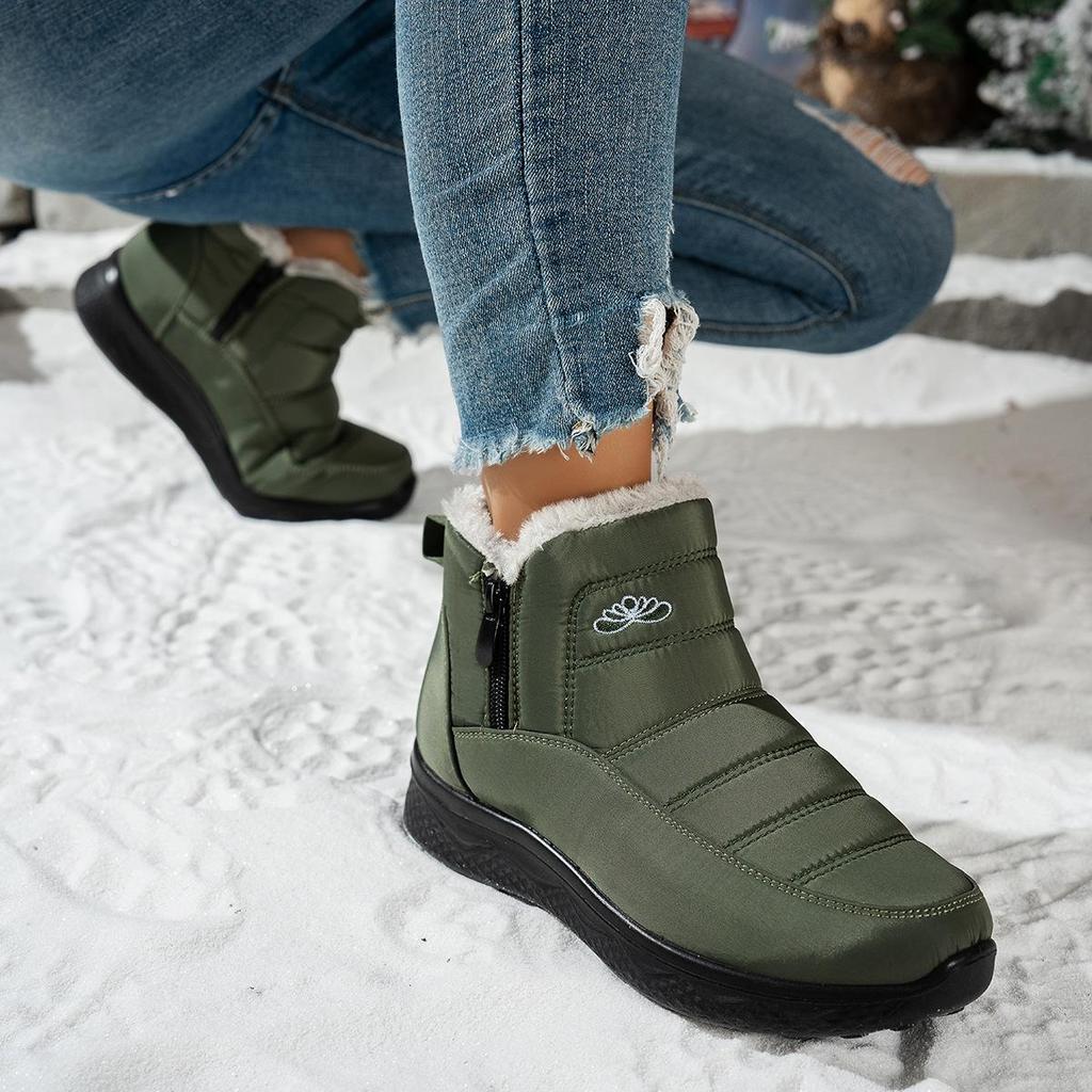 Winterse Sneeuwschoenen met Fleece Voering voor Mannen & Vrouwen - Warm, Lichtgewicht, Koudebestendig, Klaar voor Buiten
