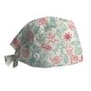 Surgical Cap with Adjustable Printed Christmas Theme Hat, Sweat Wicking Strip, Dust-proof Cloth Bag Head Cap, Doctor's Oral Cap, Nurse's Cap