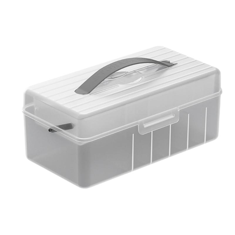 

Multiple Cable Organizers Box 11 Compartments Dustproof Designs Accessory for Tidying Home and Offices Space Saving прозорий