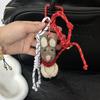 Handmade Little Rabbit Pendant Bag Charm - Nepalese Animal Decoration Accessory Gift