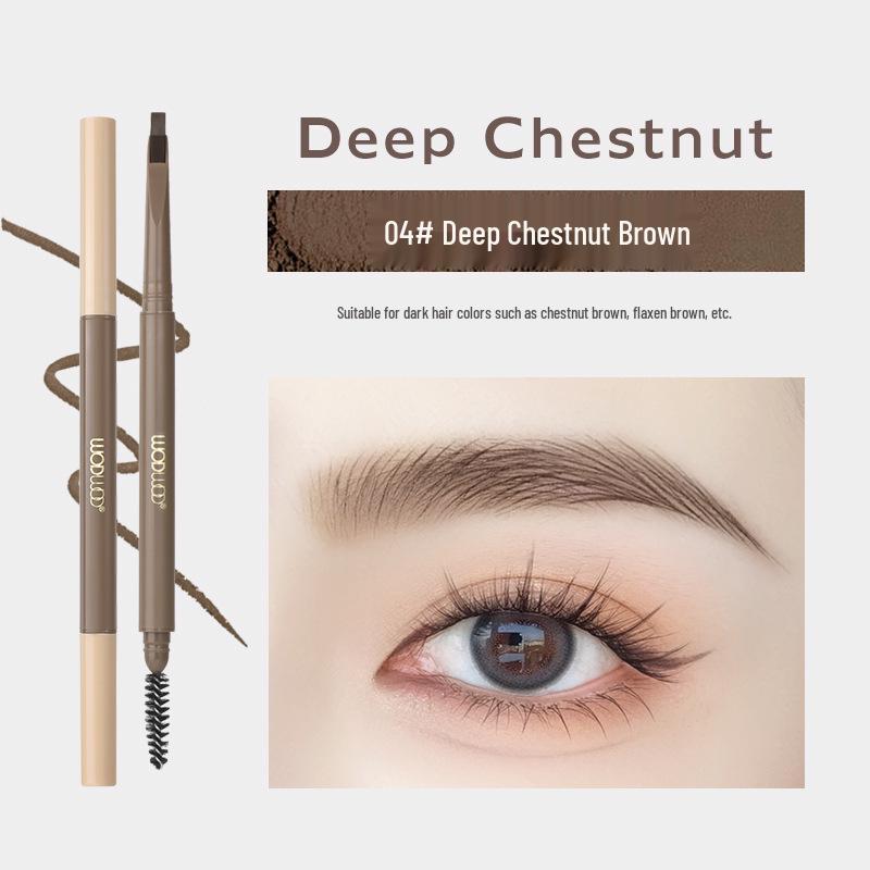 

Ультратонкий двусторонний карандаш для бровей WODWOD: Водонепроницаемый, Устойчивый к поту, Не размазывающийся, Стойкий, Естественная четкость для женщин.