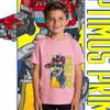 Transformers Optimus Prime Heroic Stance Print  T Shirt Boys Girls Kids Casual Tee Top Soft Breathable
