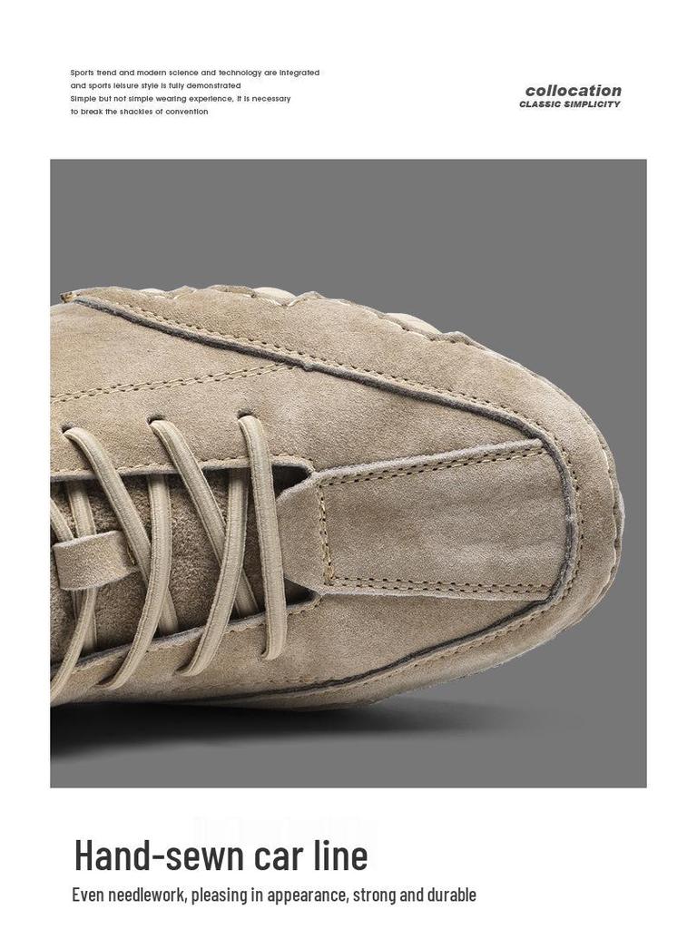 Men's High-Top Casual Winter Boots - Plush Velvet Lined Martin Shoes