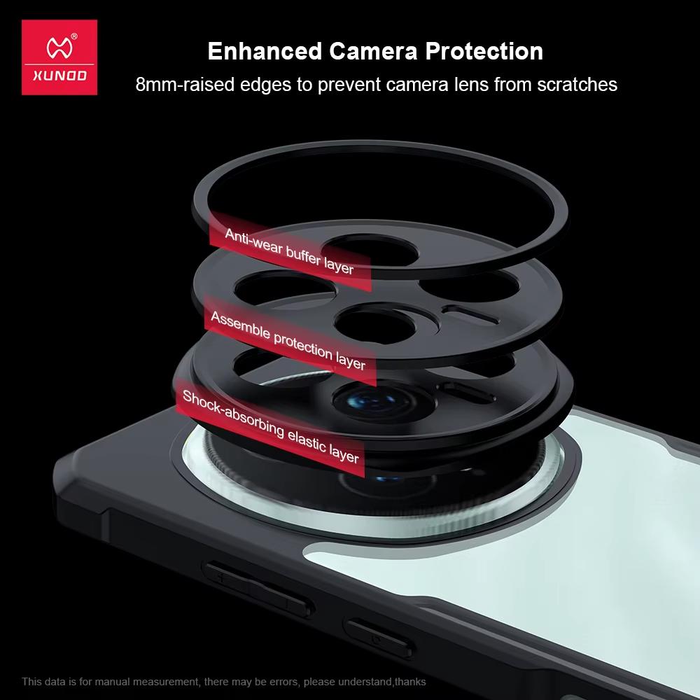 XUNDD For Huawei Honor Magic8 Magic 8 Pro Case Luxury Casing Airbag Shockproof Bumper Protective Cases Transparent Back Cover