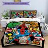 Superhero Comic Book Cover Print 3Pcs Bedding Setduvet Cover With 2 Bedropillowcase Home Birthday Gift